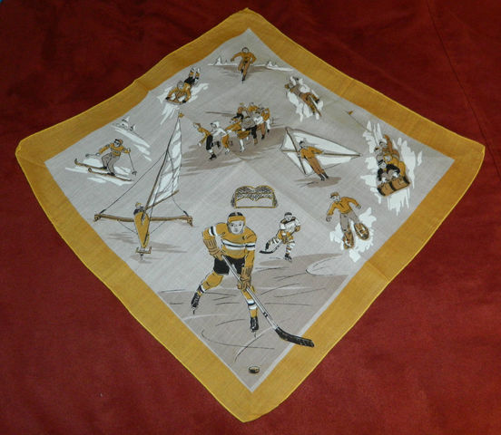 Hockey Handkerchief 1930s