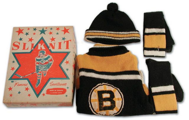Boston Bruins Vintage Wool Kids Jersey in Original Box 1959