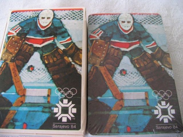 Vintage Playing Cards from Sarajevo Winter Olympics 1984