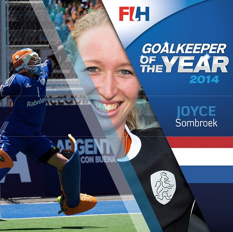FIH Goalkeeper of the Year 2014 - Joyce Sombroek