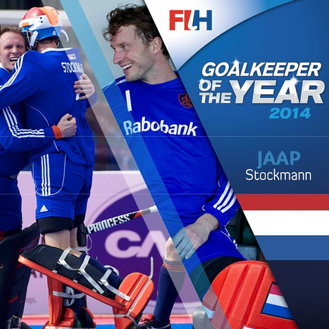 FIH Goalkeeper of the Year 2014 - Jaap Stockmann