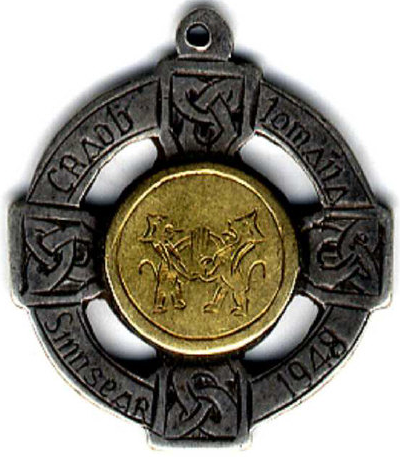 Cavan GAA Hurling Medal presented to James F. Delaney 1948
