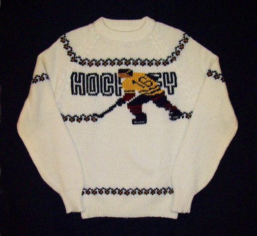 Vintage Hockey Sweater made by Sigallo - 1960s