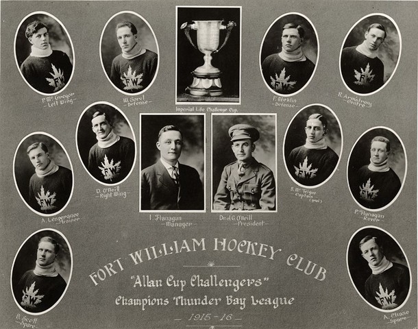 Fort William Hockey Club - Thunder Bay League Champions 1916