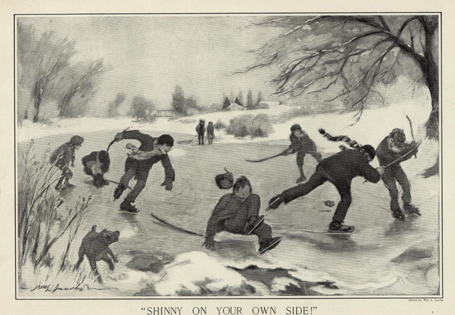 Shinny On Your Own Side - Harper's Weekly 1910