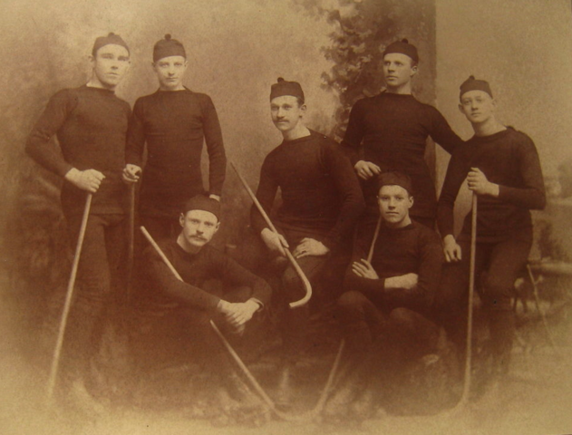 Antique Roller Polo Team - Jamestown, New York area 1880s
