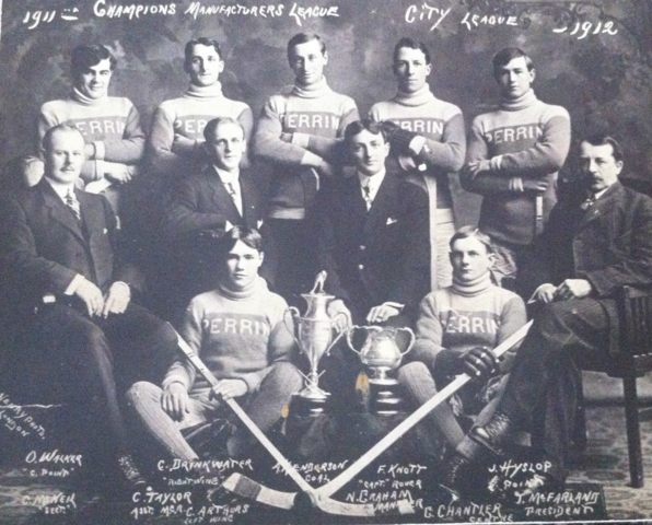 Perrin Hockey Team - Manufacturers League Champions 1909
