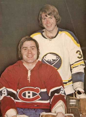 Ken Dryden & Dave Dryden in the 1973 Stanley Cup quarter-finals