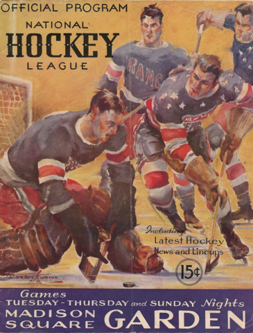 1935 New York Americans Program Cover 