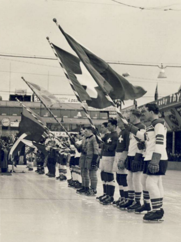 1938 Ice Hockey World Championships Opening Ceremonies in Prague