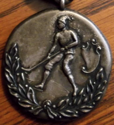 Antique Ice Hockey Medal - circa 1900