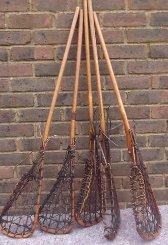 Antique Lacrosse Sticks / Leather Lacrosse Sticks