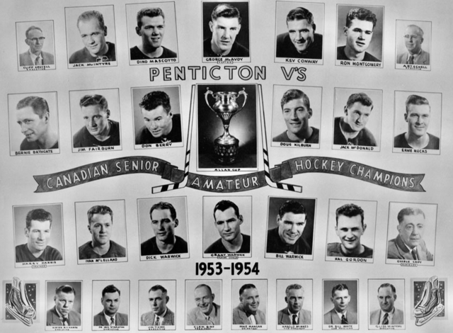 Penticton V's / Penticton Vees Allan Cup Champions 1954