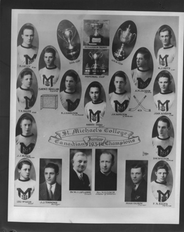 St. Michael's College Memorial Cup Champions 1934