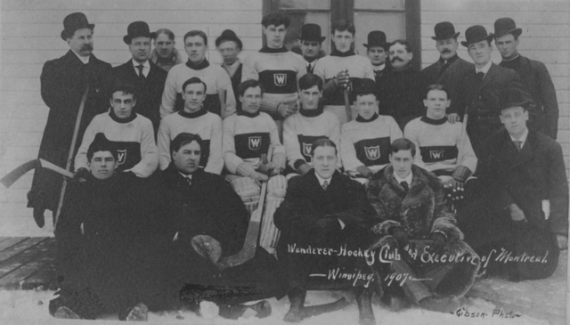 Montreal Wanderers Team & Executive of Wanderer Hockey Club 1907
