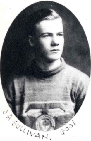 Joe Sullivan The University of Toronto Schools Goaltender 1919