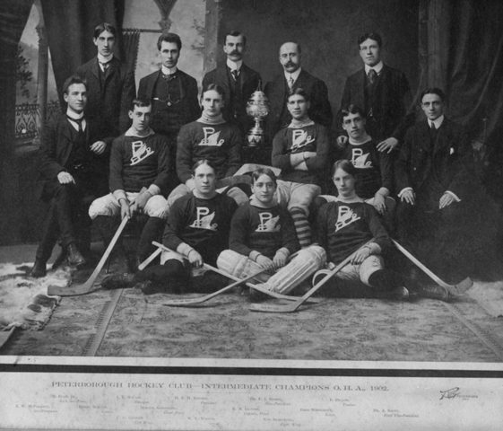 Peterborough Hockey Club Intermediate Champions O.H.A. 1902