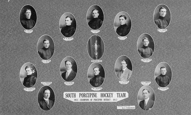 South Porcupine Hockey Team Champions of Porcupine District 1913