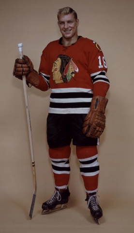 Bobby Hull Chicago Black Hawks 1960