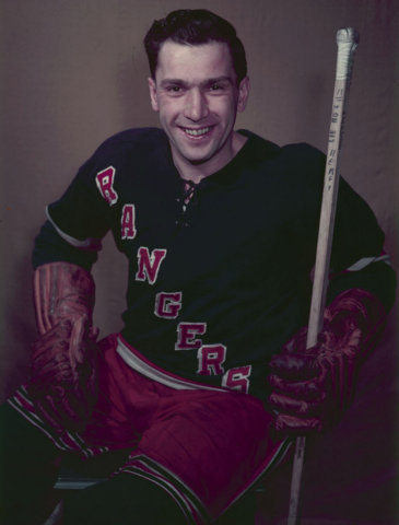 Wally Hergesheimer New York Rangers 1954