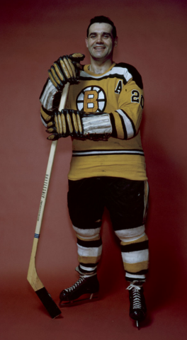 Léo Boivin Boston Bruins 1960