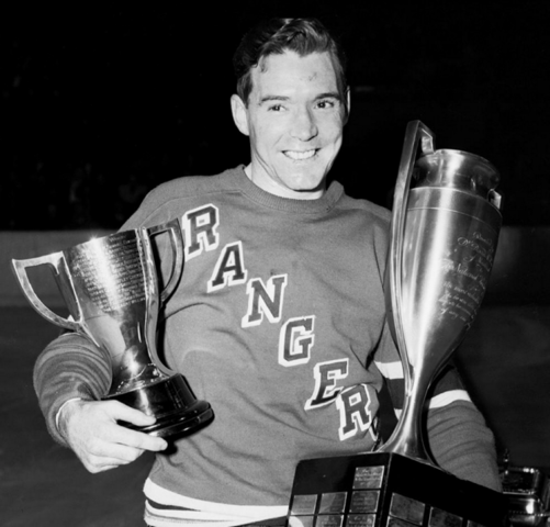 Buddy O'Connor Hart Trophy Winner 1948 Lady Byng Trophy Winner