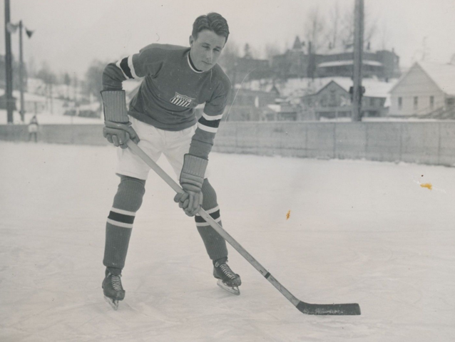 John Chase 1932 USA Hockey Team Captain at Lake Placid