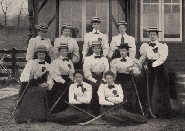 Dundrum, County Down Ladies Hockey Team 1897 Northern Ireland