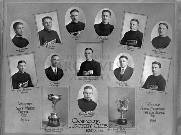 Canmore Hockey Club Alberta Senior Hockey Champions 1928