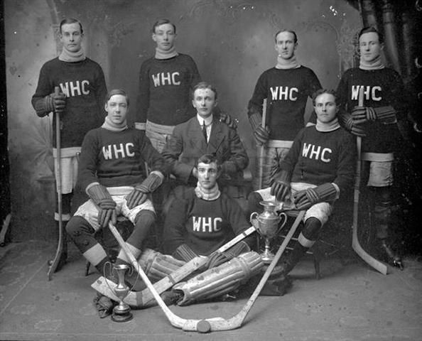 Wetaskiwin Hockey Club Champions Central Division A.A.H.A. 1912