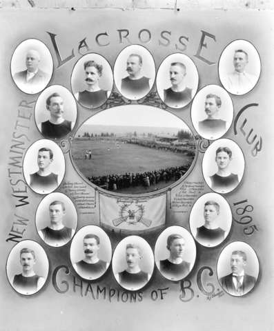 New Westminster Lacrosse Club Champions of British Columbia 1895