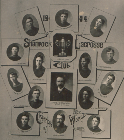 Shamrock Lacrosse Club 1904 Minto Cup Champions