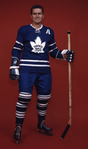Allan Stanley Toronto Maple Leafs 1962