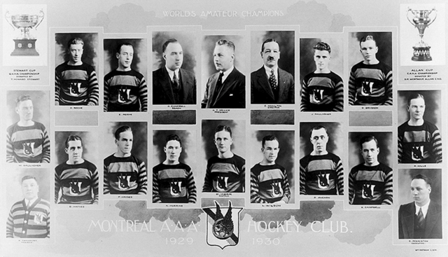 Montréal AAA Allan Cup Champions 1930