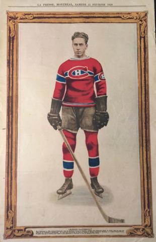 Leonard Gaudreault La Presse Hockey Photo February 11, 1928