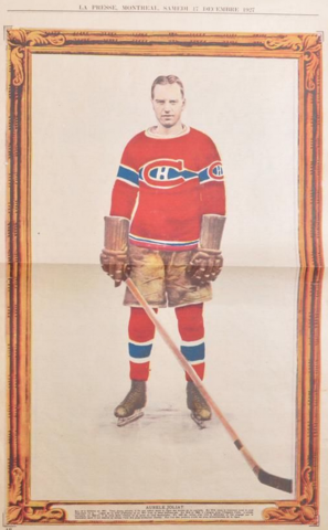 Aurèle Joliat La Presse Hockey Photo December 17, 1927