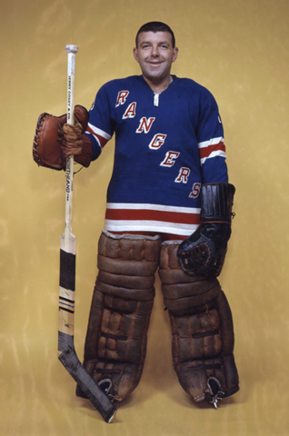 Gump Worsley New York Rangers 1962
