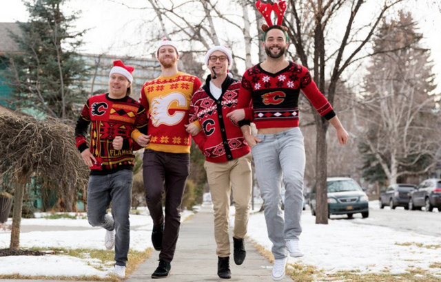 Ugly Christmas Sweaters of the Calgary Flames 2015