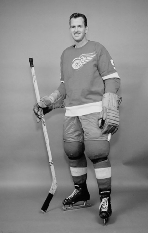 Warren Godfrey Detroit Red Wings 1961