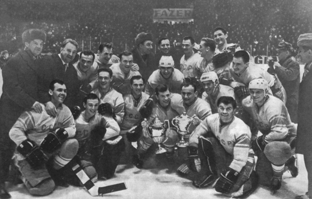 1965 World Ice Hockey Champions Soviet Union / USSR / CCCP