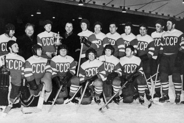 Soviet Union National Team World Ice Hockey Champions 1954