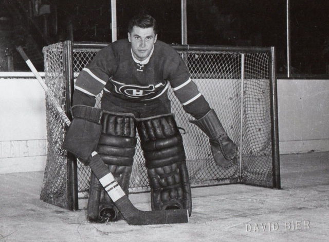 Gerry McNeil Montreal Canadiens Goaltender 1953