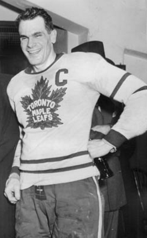 Syl Apps Toronto Maple Leafs Captain 1947