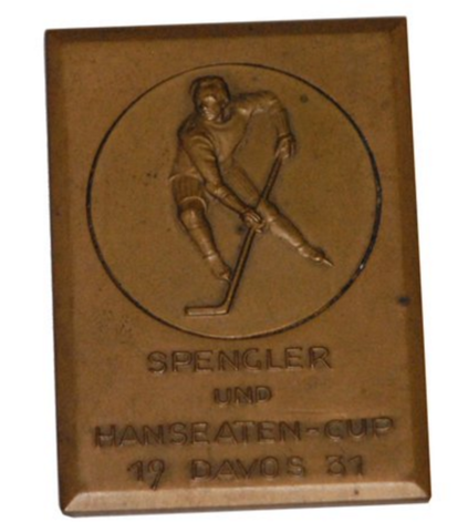 Spengler Cup Medal 1931 - Oxford University Ice Hockey Club