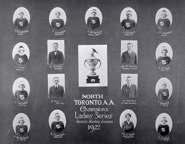 North Toronto Athletic Association J.D. Bailey Cup Champs 1922