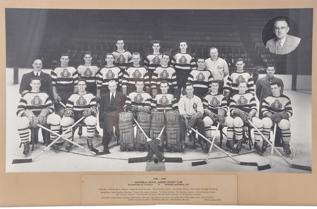 Royal Montreal Hockey Club Memorial Cup Champions 1949