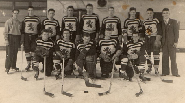 Falkirk Lions Hockey Team 1948 Scottish National League