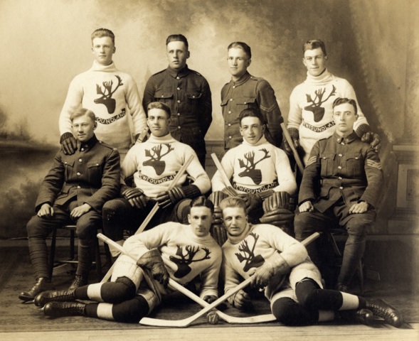Newfoundland Regiment Hockey Team 1917