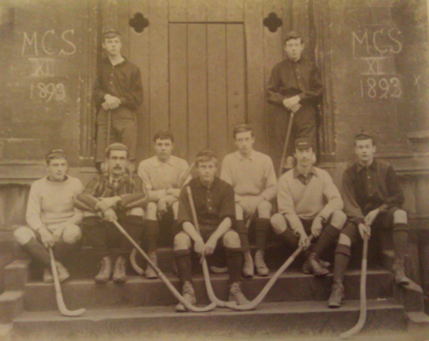 Magdalen College School XI Hockey Team 1893 Oxford, England