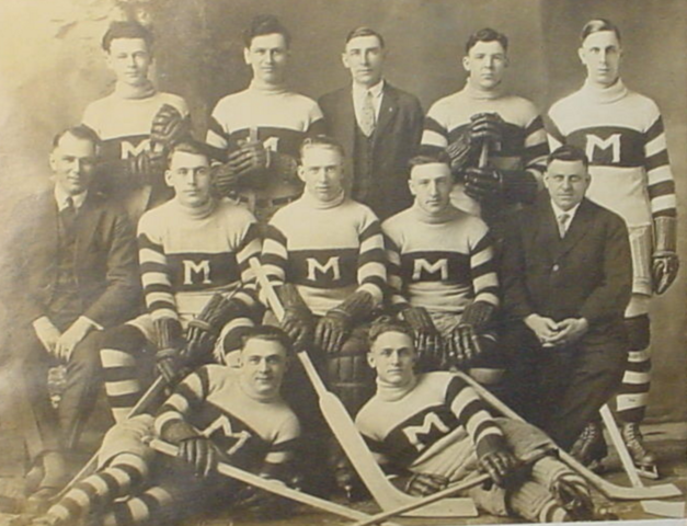 Atlantics Hockey Team Champions of the Southern New Brunswick League 1925